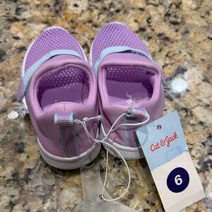 Cat & Jack Pink Lilac Slip-On Kids Sneakers.
